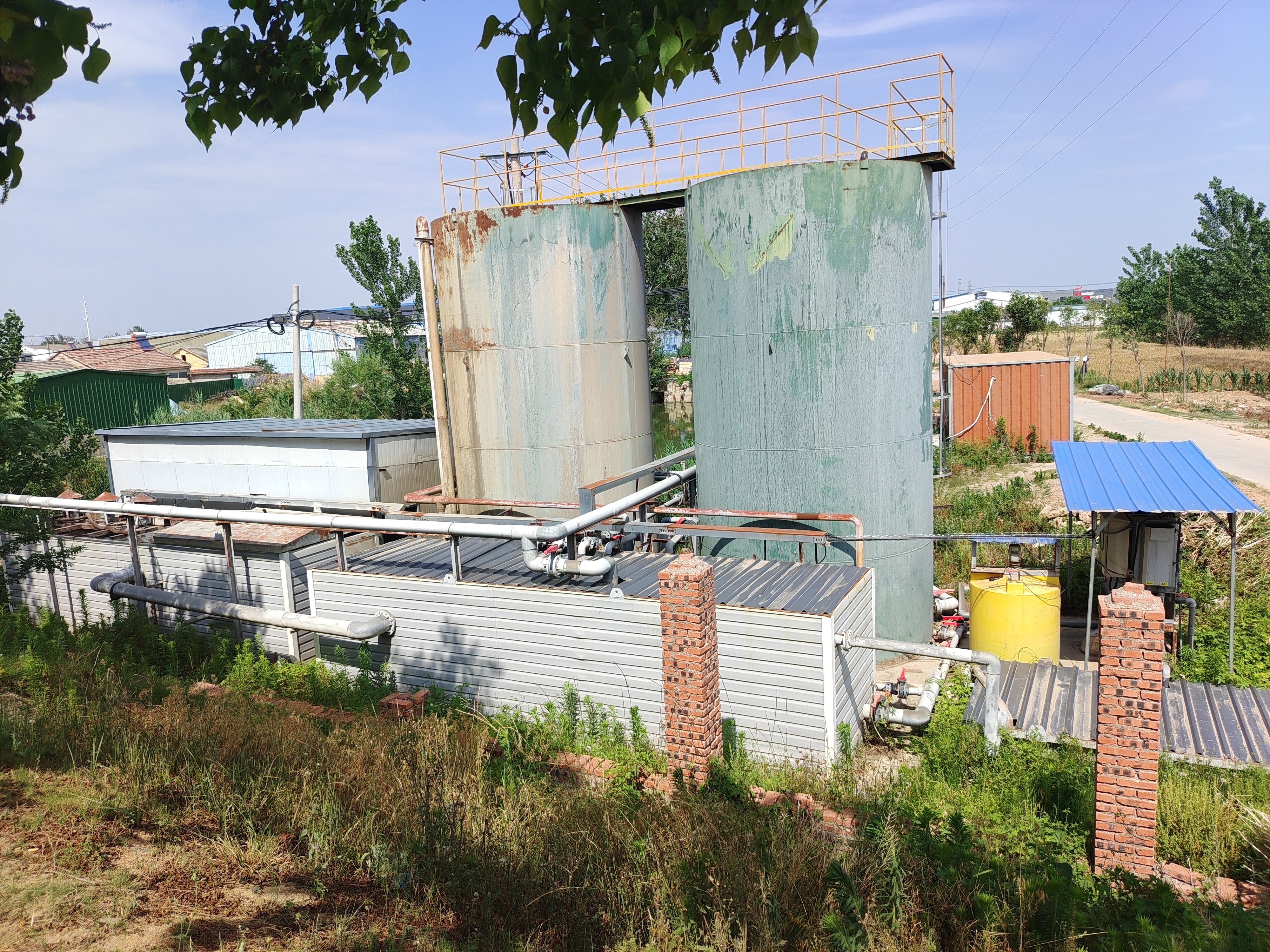 黃橋污水運(yùn)維項目進(jìn)展順利，出水清澈